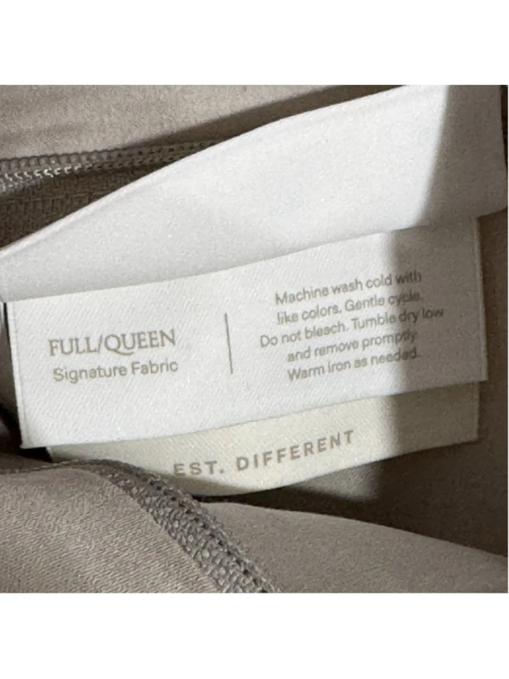 Boll & Branch Signature Hemmed Duvet Set In Pewter - Full/Queen